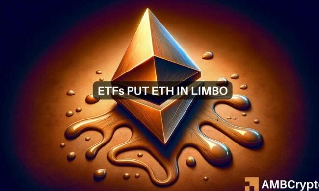 En medio de la incertidumbre del ETF de Ethereum, ETH cae un 10%: ¿más pérdidas a continuación?