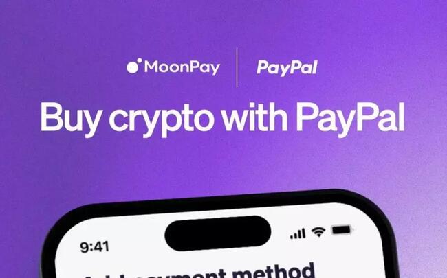 MoonPay công bố hỗ trợ mua crypto bằng PayPal cho Anh và EU