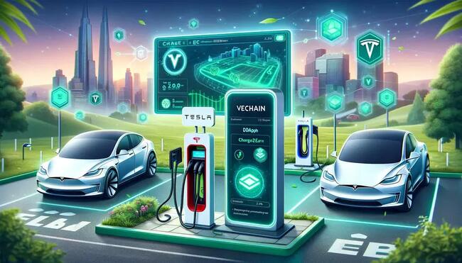 La dApp Charge2Earn de VeChain, en colaboración con Tesla, ya está activa y lista para recompensarte por la sostenibilidad