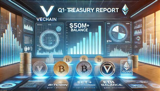 VeChain’s Q1 2024 Treasury Report: $550M Bitcoin, VET und ETH Balance aufgedeckt