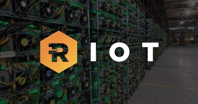Riot Platforms 收购 Bitfarms Ltd. 14% 股份