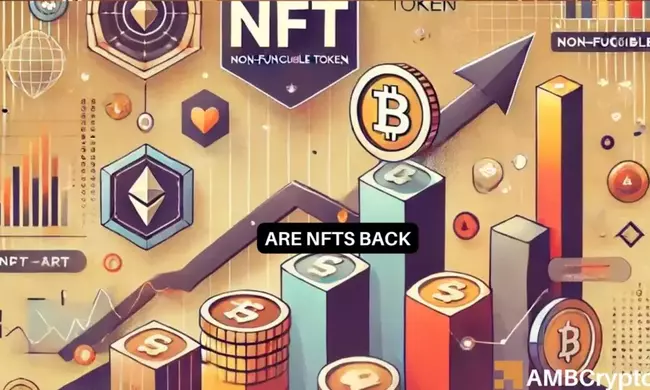 Reactivación del mercado NFT: Ethereum toma la delantera a medida que aumentan las ventas