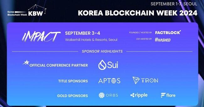 Korea Blockchain Week Mengumumkan Pembicara Utama Baru dan Menyambut Sui sebagai Mitra Resmi