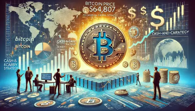 Harga Bitcoin Tertahan di $64.807 karena Strategi Cash-and-Carry Mendominasi Pasar