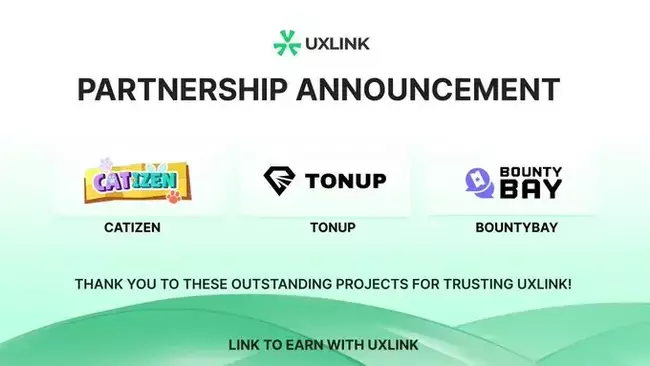 UXLINK 宣布与 Telegram/TON 生态进一步合作