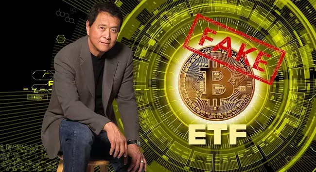 Роберт Кійосакі назвав біткоїн-ETF фейковим інвестиційним інструментом