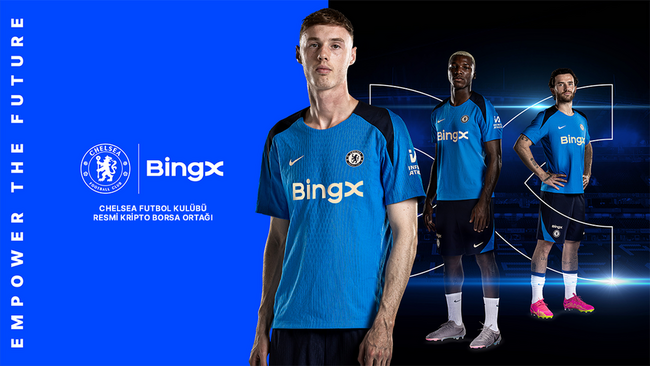 BingX, Chelsea’nin Resmi Antrenman Giyim Sponsoru Oldu