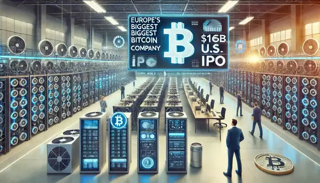 Perusahaan Penambangan Bitcoin Terbesar di Eropa Merencanakan IPO di AS Senilai $16 Miliar