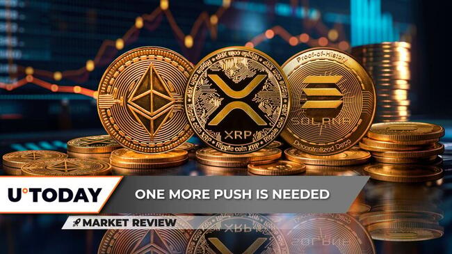 XRP's Battle For $0.5 Begins, Here's Why Solana (SOL) Can't Reach $150, Ethereum (ETH) On Verge of This Level