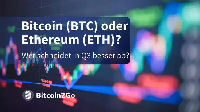 Bitcoin vs. Ethereum: Deshalb wird ETH in Q3 outperformen