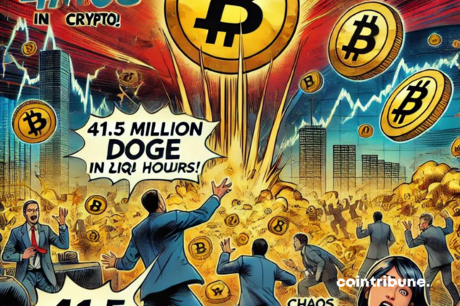 Crypto : 41,5 Millions de Dogecoin Liquidés en un éclair !