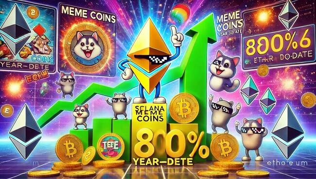 Solana Meme Coins Outperform Ethereum 800% YTD – Top Winners Revealed