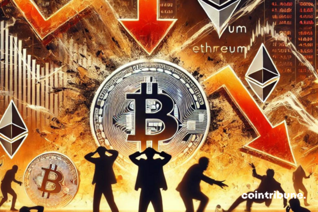 Panique sur le marché crypto : Bitcoin et Ethereum s’effondrent…