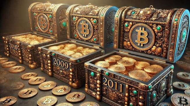 1,71 Millionen BTC aus Blockbelohnungen von 2009-2012 sind noch immer inaktiv, im Wert von über 100 Milliarden Dollar