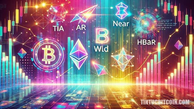 Phân Tích Giá Crypto: Mục Tiêu Tháng 9 Cho TIA, AR, NEAR, WLD, HBAR