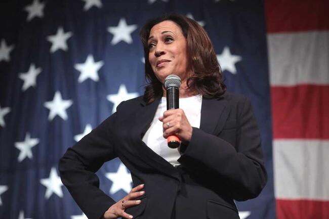 Kamala Harris finalmente cita criptomoedas em discurso público, mas mercado não se anima