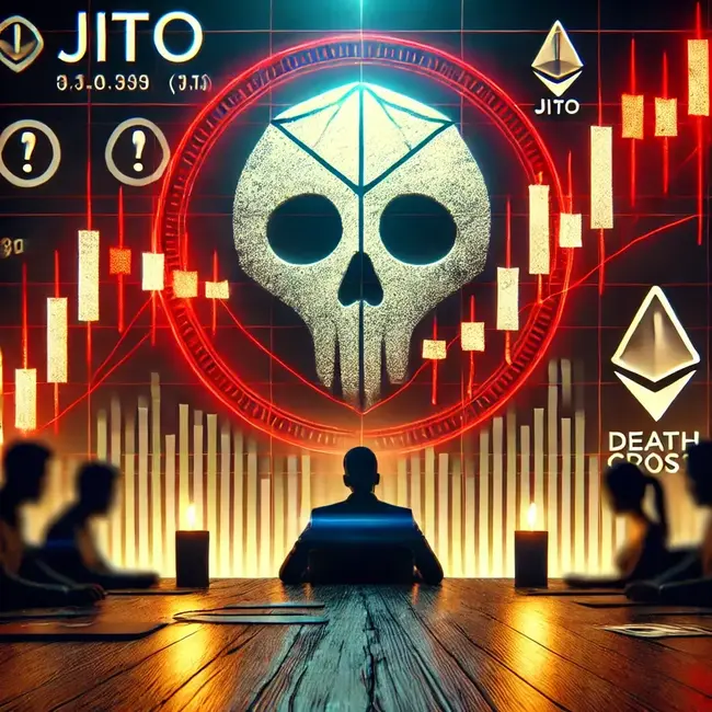 Dreigt er een grote dip voor Jito door death cross?
