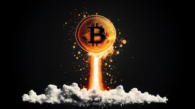 Bitcoin-logo verlicht Austin terwijl Gemini wereldrecord vestigt