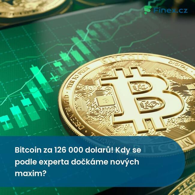 Bitcoin za 126 000 dolarů! Kdy se podle experta dočkáme nových maxim?