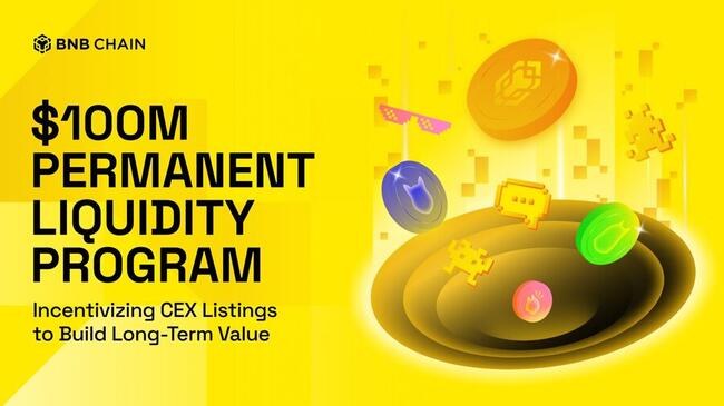 BNB Chain 推出 1 億美元流動性獎勵計劃，助力原生代幣上市