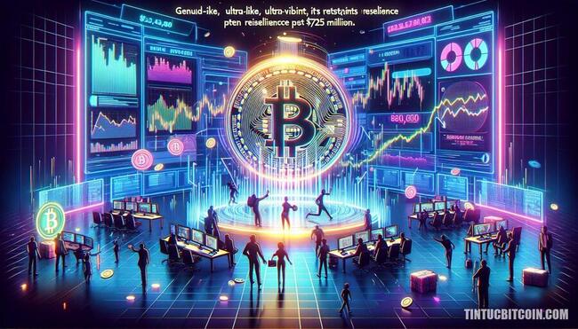 Dòng tiền đổ vào mạnh, Bitcoin giữ vững sau 725 triệu USD?