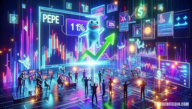 PEPE tăng 11% – Liệu bò đẩy thêm 25% nữa?