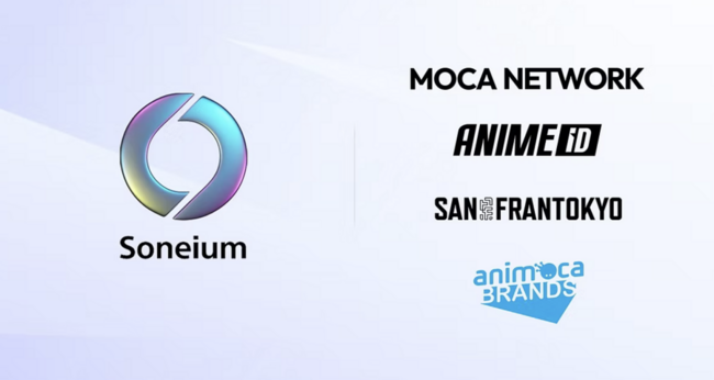 Animoca Brands hợp tác Soneium của Sony, phát triển lớp định danh của Moca Network