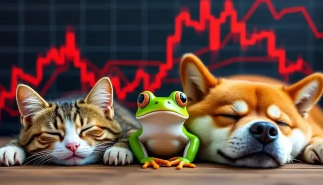 Dogecoin cai 16% e memecoins desabam em meio à derrocada do mercado cripto