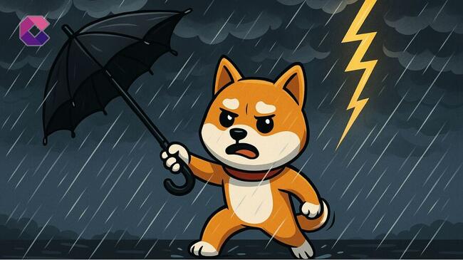 Shiba Inu affonda ai minimi da 13 mesi: 1 miliardo di transazioni su Shibarium non bastano a salvarla