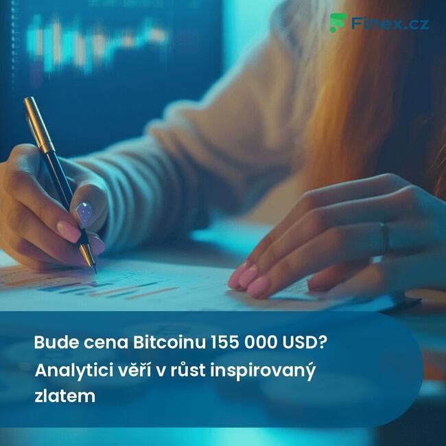 Bude cena Bitcoinu 155 000 USD? Analytici věří v růst inspirovaný zlatem