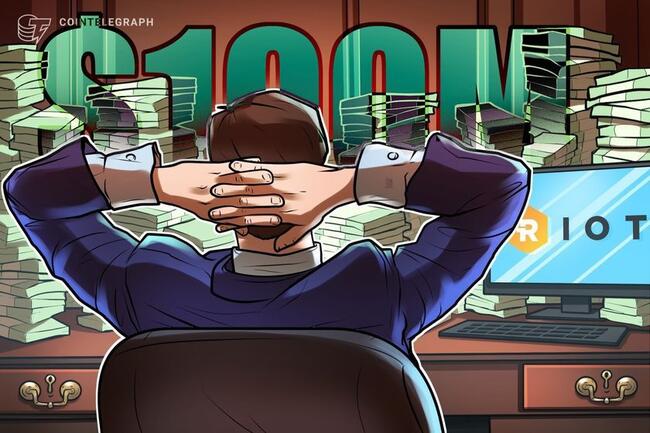 Riot Platforms ottiene da Coinbase un prestito da $100M “garantito da Bitcoin”