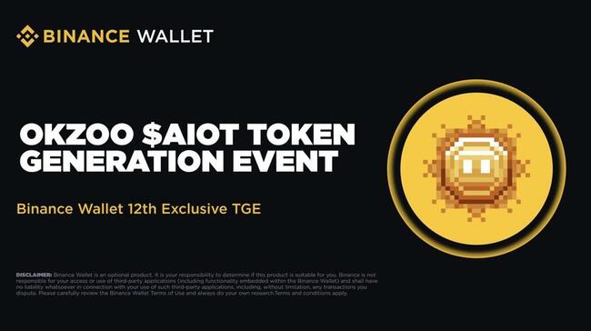 Tham gia sự kiện IDO trên Binance Wallet với dự án OKZOO (AIOT)