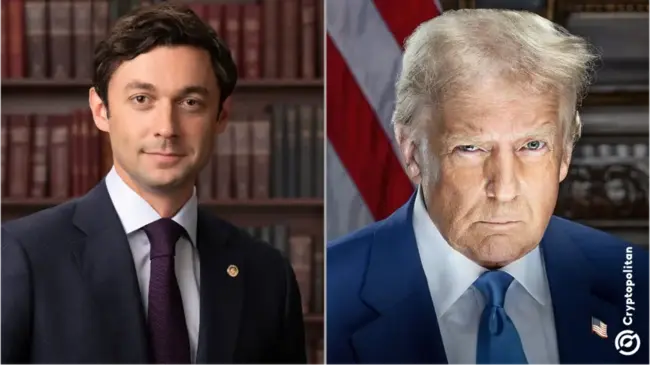 O senador Ossoff pede o impeachment de Trump sobre o jantar de gala de moedas de meme