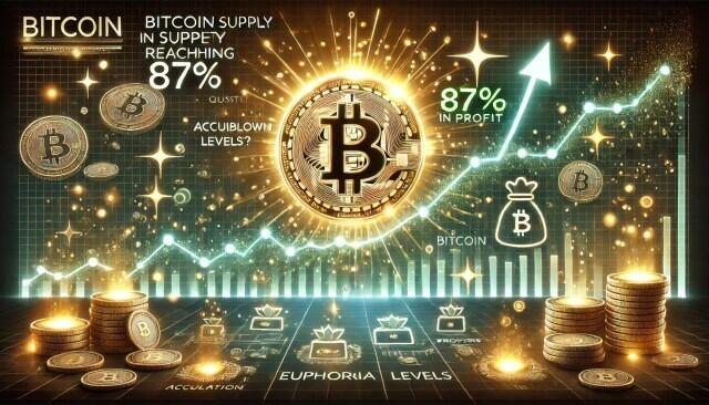 Bitcoin Supply In Profit Hits 87%—Are Euphoria Levels Here Yet?