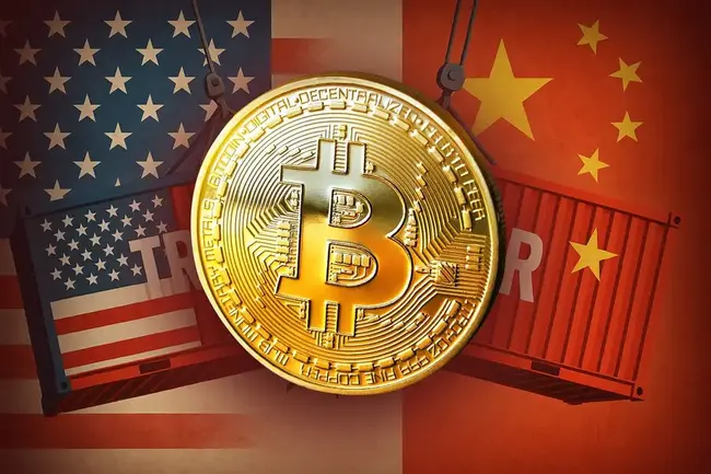 Bitcoin koers piekt naar $95k door handelsspanning VS-China – wat gaat Bitcoin doen?