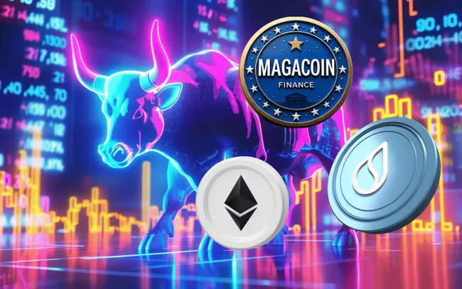 이 3 개의 동전은 2025 년 랠리 (Magacoin Finance, Ethereum및 Sui)를 이끌 수 있습니다.