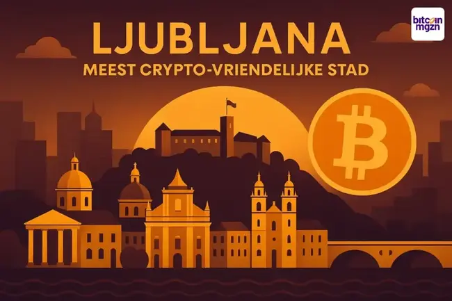 Crypto-vriendelijke stad Ljubljana aan kop wereldwijd