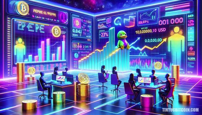 PEPE tăng 24%: Có thể đạt 0,000010 USD tháng 5?