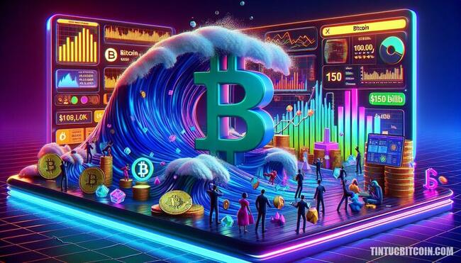 Bitcoin chờ sóng lớn: 150 tỷ USD lợi nhuận sắp đến