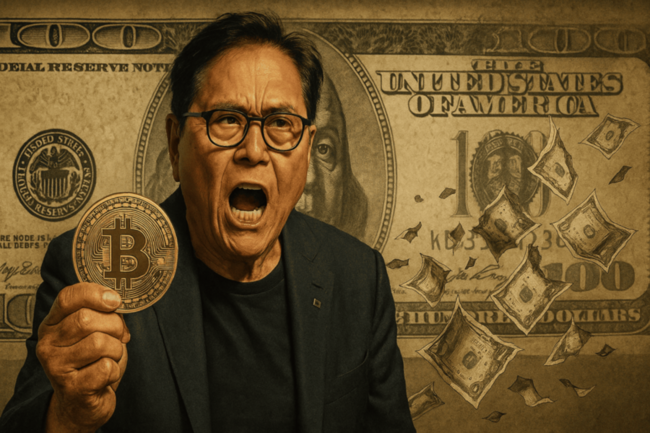 富爸爸再轟央行：假鈔偷走你的自由！買黃金、白銀和比特幣打造去中心化財富