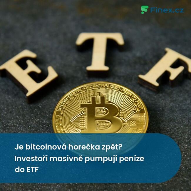 Je bitcoinová horečka zpět? Investoři masivně pumpují peníze do ETF