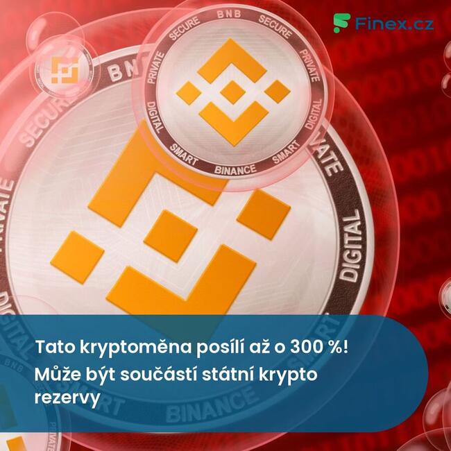 Tato kryptoměna posílí až o 300 %! Může být součástí státní krypto rezervy