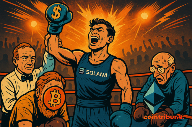 Solana supera Ethereum e Bitcoin com receitas de rede recordes