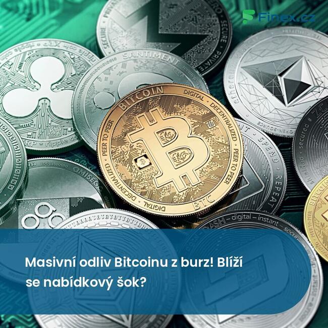 Masivní odliv Bitcoinu z burz! Blíží se nabídkový šok?
