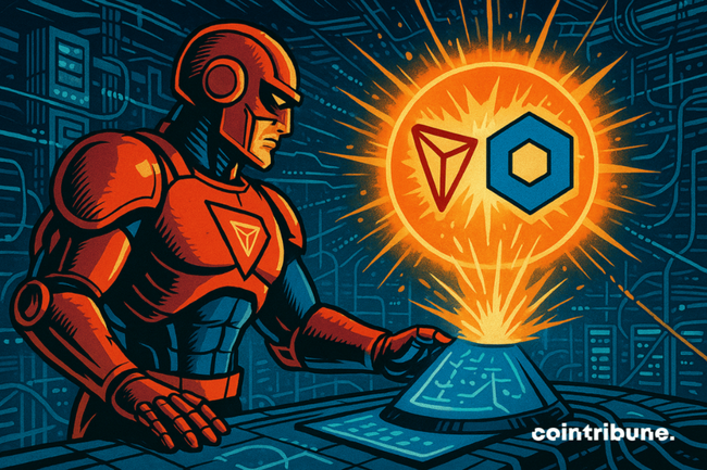 TRON adota Chainlink: seu TVL explode para 3,4 bilhões de TRX