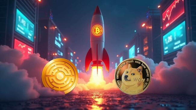 Bitcoin odzyskuje 104 000 USD, ale Dogecoin i ten nowy altcoin są w centrum uwagi