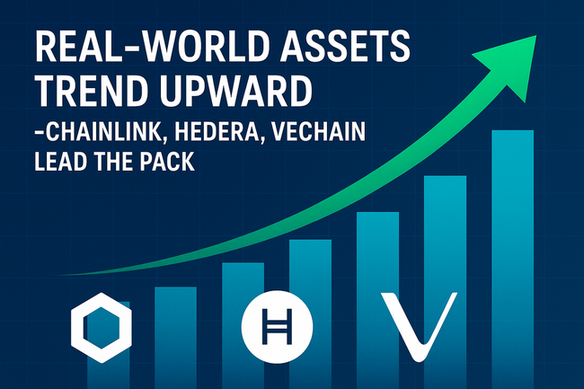RWA-Tokenisierung in steilem Aufwärtstrend – Chainlink, Hedera und VeChain sind die Marktführer