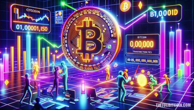Phí giao dịch Bitcoin tăng khi BTC tiến sát 105K USD