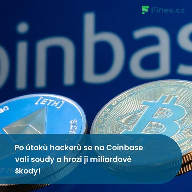 Po útoků hackerů se na Coinbase valí soudy a hrozí jí miliardové škody!