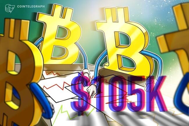 比特币牛市“几乎结束”？交易者在10.5万美元的BTC价格上意见分歧